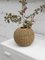 Mid-Century Scandinavian Ceramic Vase in a Fine Wicker Cord, Image 2