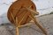 Vintage French Bamboo Tripod Coffee or Side Table 8