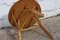 Vintage French Bamboo Tripod Coffee or Side Table, Image 8