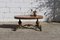 Vintage French Red Marble and Brass Coffee Table 5