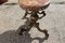 Vintage French Red Marble and Brass Coffee Table, Image 7