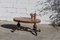 Vintage French Red Marble and Brass Coffee Table 2