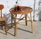 Tavolino da caffè rotondo vintage in bambù, Francia, Immagine 10