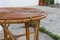 Table Basse Ronde Vintage en Bambou, France 6