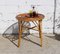 Vintage French Round Bamboo Coffee Table, Image 3