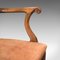 Irischer Vintage Vintage Art Deco Leiter Stuhl aus Leder 11