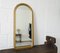 Bowform Spiegel mit goldenem Rahmen 13
