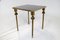 French Brass Nesting Tables with Mirrored Tops, 1950s, Set of 3 1