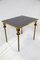 French Brass Nesting Tables with Mirrored Tops, 1950s, Set of 3 7