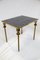 French Brass Nesting Tables with Mirrored Tops, 1950s, Set of 3, Image 7