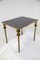 French Brass Nesting Tables with Mirrored Tops, 1950s, Set of 3, Image 6