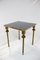 French Brass Nesting Tables with Mirrored Tops, 1950s, Set of 3 10