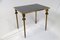 French Brass Nesting Tables with Mirrored Tops, 1950s, Set of 3 8