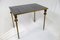 French Brass Nesting Tables with Mirrored Tops, 1950s, Set of 3, Image 2