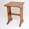 Antique Arts & Crafts Writing Table in Elm, Image 6