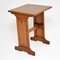 Antique Arts & Crafts Writing Table in Elm, Image 3