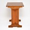 Antique Arts & Crafts Writing Table in Elm, Image 2