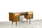 Walnut and Beech Concave Desk by Gunther Hoffstead for Uniflex, 1960s 2