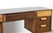 Walnut and Beech Concave Desk by Gunther Hoffstead for Uniflex, 1960s 7