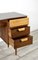 Walnut and Beech Concave Desk by Gunther Hoffstead for Uniflex, 1960s, Image 5