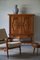 Mid-Century Brutalist Cabinet in Solid Oak, Denmark, 1950s 3