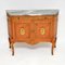 Antique French Ormolu Mounted Marble Top Cabinet 1
