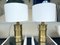 Italian Brass Bamboo Lamps, 1970s, Set of 2, Image 1