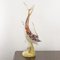 Escultura de pez de una sola pieza sobre una base de cristal de Murano, años 90, Imagen 4