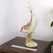 Spettacolare scultura a forma di pesce su base in vetro di Murano, anni '90, Immagine 6