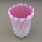 Italian Pink & White Murano Art Glass Flower Vase by Archimede Seguso 3