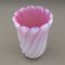 Italian Pink & White Murano Art Glass Flower Vase by Archimede Seguso, Image 3