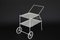 Mid-Century Italian Serving Carriage in Perforated Metal 1