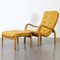 Scandinavian Modern Lounge Chair and Ottoman by Yngve Ekstrom for Swedese, Set of 2 3