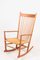 Rocking Chair Mid-Century Scandinave en Chêne par Hans Wegner pour FDB, 1950s 1