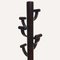 Modernist Travertine and Wood Coat Rack by Ettore Sottsass 3