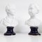 Ceramic Busts by Camille Tharaud for Limoges France, Set of 2 1