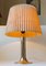 Large Trumpet Table Lamp in Brass from Fog & Mørup, 1970s 3