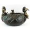 Large Cast Bronze Cache Pot with Cherubs, France, Early 20th Century 8