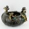 Large Cast Bronze Cache Pot with Cherubs, France, Early 20th Century 9