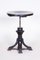 Tabouret de Piano Rond Art Déco Noir de Thonet, 1920s 7