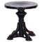 Art Deco Round Black Piano Stool from Thonet, 1920s, Image 1