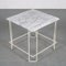 1960s Metal With Marble Side Table From the Netherlands 6