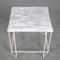 1960s Metal With Marble Side Table From the Netherlands 5