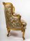 Carved and Gilded Wood Bergère Armchairs, Set of 2 5