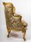 Carved and Gilded Wood Bergère Armchairs, Set of 2, Image 5
