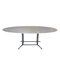 Carrara Marble Oval Dining Table, Italy, 1950s 2