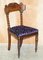 Antique Victorian Hardwood Dining Chairs with Barley Twist Backs, Set of 8, Image 16