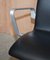 Oxford Classic High Back Black Leather Armchair from Fritz Hansen, Image 7