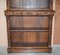 Antique English Carved Oak Library Bookcases, 1860s, Set of 2 4