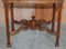 Mesa de té de plata tallada, siglo XIX, Imagen 3